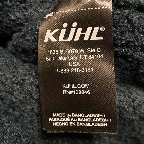 KUHL Womens SOLACE SWEATER Dark Green Turtleneck style Size Large - Picture 8 of 12